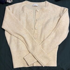 Meshki Cream Long Sleeve set with skirt